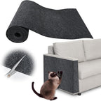 Cat Scratch Pad - 100" x 15.8" Trimmable Self-Adhesive Cat Scratch Furniture Protector, Sisal Cat DIY Climbing Couch Protector for Scratch Post Cat Tree Replacement Indoor (Dark Gray)