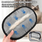 Pet Hair Removal Gloves for Cats and Dogs, Reusable Electrostatic Grooming Glove for Pet Hair Remover on Furniture, Carpet Clothing 2 Pcs