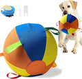 Herding Giant Tennis Dog Ball, Toy for Medium to Large Dogs, for Aggressive Chewers, Tough Herding Ball for Play & Exercise, Fun Doggy Birthday Gift (22-inch)
