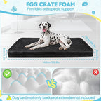 Dog Car Bed, Non-Slip Backseat Extender Pet Mat, Removable Washable Dog Bed for SUVs, Sedans & Trucks, Anti-Slip Travel Bed for Dogs, Easy Clean & Scratch-Proof & Comfort (56"x28.7")