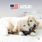 Benebone 2-Pack Maplestick/Zaggler Durable Dog Chew Toys, Real Maplewood, Real Bacon, Made in USA Medium