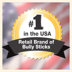 Cadet Bully Sticks for Small Dogs – All-Natural Beef Pizzle, High Protein, Low Fat, Long-Lasting, Grain & Rawhide-Free Dog Chews for Aggressive Chewers, Small (50 Count)