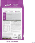 NutriSource Puppy Food, Made with Chicken and Rice, Large Breed, with Wholesome Grains, 30LB, Dry Dog Food