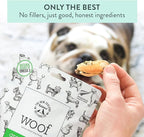 The New Zealand Natural Pet Food Co. WOOF Freeze Dried Dog Treats - High Protein, Small & Large Dog, Natural, Topper, Treat, Green Mussels - 1.76 oz