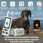Shock Collar for Dogs [CRS01] 126 Training Levels, 4 Powerful Modes with 2.8-inch LCD high-Definition display100% Safe Training Collar for Large Medium Small Dogs IPX7 Waterproof E Collar