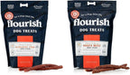 Flourish Pets Jerky Sticks, Dog Treats, Healthy Training Chews (Beef and Pork, Variety Pack)