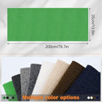 Cat Scratch Furniture Protector - 100" x 13.8" Trimmable Self-Adhesive Cats Claws Scratch Pads, DIY Cat Climbing Couch Protector for Scratch Post Cat Tree Replacement Indoor (Green)