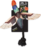 Spunky Pup Fly & Fetch Plush Dog Toy - Duck