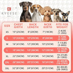 KYEESE Dog Sweater Comfy Pet Coat for Fall Winter Cold Weather Stretchy Knitwear Cat Clothes Warm Turtleneck Small Dogs Sweater with Gingham Patchwork Soft Pullover Dog Sweaters for Small Dogs Girl