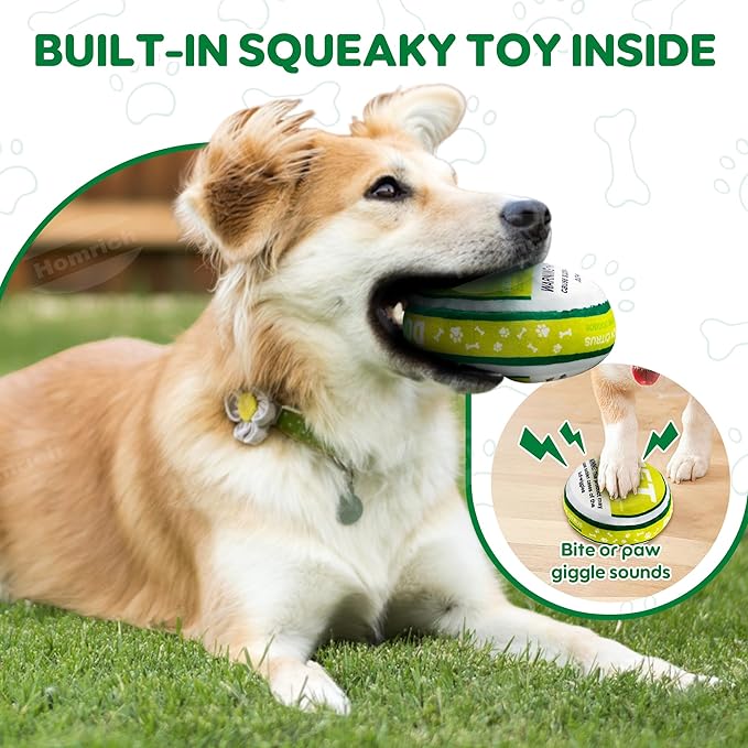 Homrich PET Pouch Parody Dog Toy, Plush Squeaky and Crinkle Funny Dog Toy, Interactive Plush Dogs Toys, Pet Squeak Toys, Puppy Gift, Lick Citrus
