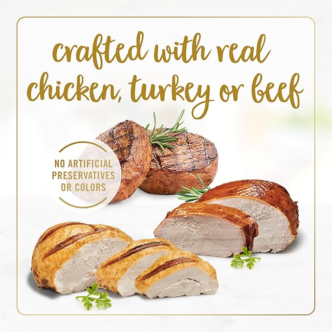 Fancy Feast Poultry and Beef Feast Classic Pate Collection Grain Free Wet Cat Food Variety Pack - (Pack of 24) 3 oz. Cans