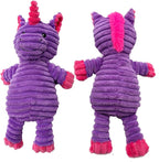 Jalousie Plush Toys Assortment Value Bundle Puppy Pet Mutt Squeak Toy for Medium Large Dogs (5 Pack Corduroy)
