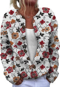 Women Sweaters Cardigan Fashion Long Sleeve Crewneck Sweaters Button Chunky Outerwear Fall Winter Casual Wear