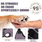 PAWCHIE Dog Grooming Hammock Harness for Dogs & Cats with Pet Nail Clipper Trimmer- Breathable Cat Hanger Sling for Trimming Clipping Nails-Dog Hammock Restraint Bag for Small Medium Large Dog, Pink S
