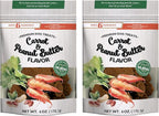 Dig Defence Premium Dog Treats - Carrot and Peanut Butter, Natural Ingredients, Baked Gourmet Snacks for Small & Big Dogs, Healthy Training Treat, 2 Pack