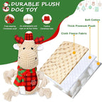 Christmas Dog Toy, Large Dog Toy, Tug of War Toys Dog Chew Toy, Squeaky Dog Toys, Durable Dog Toys for Small/Medium/Large Doys