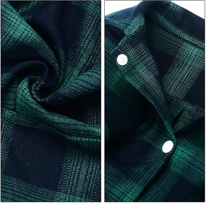 Koneseve Dog Shirt, Pet Plaid Clothes Shirt T-Shirt, Sweater Bottoming Shirt for Small Dog Cat Puppy Grid Adorable Wearing Stylish Cozy Halloween,Christmas Costumes (Green;3XL)