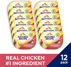 Nature's Recipe Wet Dog Food, Chicken & Wild Salmon in Broth Recipe, 2.75 Ounce Cup (Pack of 12)