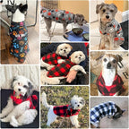 BEAUTYZOO Small Dog Sweater Fleece Vest Winter Jacket, D-Ring Leash Attachment for XS S Puppy Medium Sized Breeds Dogs, Cold Weather Dog Clothes Windproof Keep Warm, Classic White Plaid L