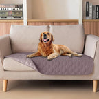 gogobunny 100% Double Sided Waterproof Dog Blanket Soft Pet Bed Cover Reversible Protect Furniture Couch Sofa Car for Puppy Large Dog Cat (Dark Sea Fog/Light Sea Fog, 32x53 Inch (Pack of 1))