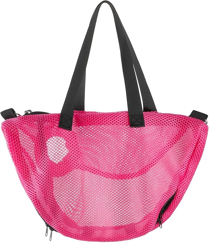 Adjustable Cat Bathing Bag Anti-Bite & Anti-Scratch Bath Washing Mesh Grooming Bag Shoulder Pet Carrier Hands-Free Bag for Small Cats
