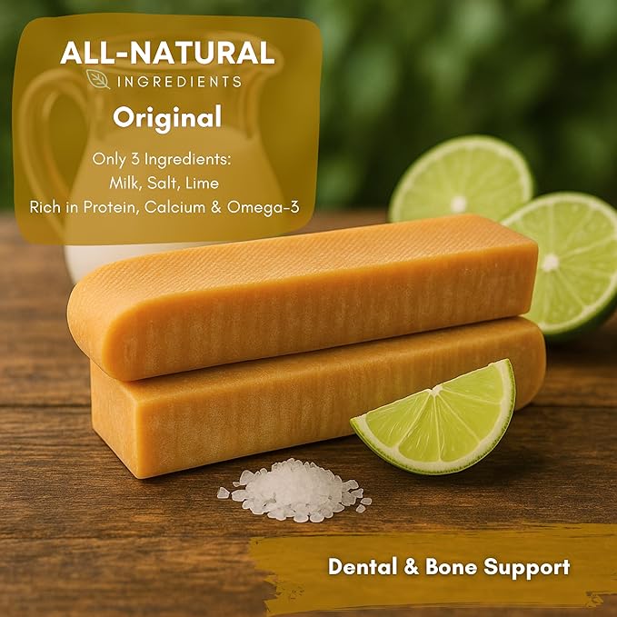 Majestic Pet Himalayan All-Natural Yak Cheese Dog Chews Made with 100% Cows Milk- Long Lasting Dental Chew for Dogs - Healthy Pet Treats (Dental & Bone Support, XL, 5 Pack)
