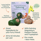 WOOF Pupsicle Refill Pops for Calming - Long-Lasting Refills for The Pupsicle Toy to Promote Calm - Calming Dog Treats - Magnesium for Dogs- Small Pops - 10 Count