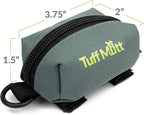 Tuff Mutt Dog Poop Bag Holder for Leash, Lightweight Dispenser for Pet Waste Bags, Easy Cleanup Accessory for All Leashes, Includes Bags