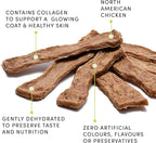 CRUMPS NATURAL Chicken Collagen Jerky 5.4oz, Dog Treats
