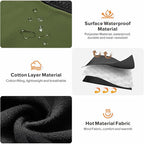 Dog Winter Coat with Harness Built-in | Waterproof Dog Jacket with Zipper & Fleece Lining | Reflective Cold Weather Coat for Small Medium Large Dogs