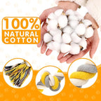 Norvy XXL 6-Knot Dog Rope Toy for Large Dogs Aggressive Chewers 40in Long Heavy Duty Rope Toy Almost Indestructible Dog Tug Toy Puppy Cotton