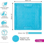 LickiMat Classic Soother, Cat Slow Feeder Lick Mat, Boredom Anxiety Reducer; Perfect for Food, Treats, Yogurt, or Peanut Butter. Fun Alternative to a Slow Feed Cat Bowl or Dish, Turquoise