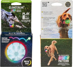 Nite Ize GlowStreak Rechargeable LED Ball - Rubber Dog Toy - Motion-Activated & Waterproof Design - 9 Hours of Runtime - Premium Dog Toys - Disc-O