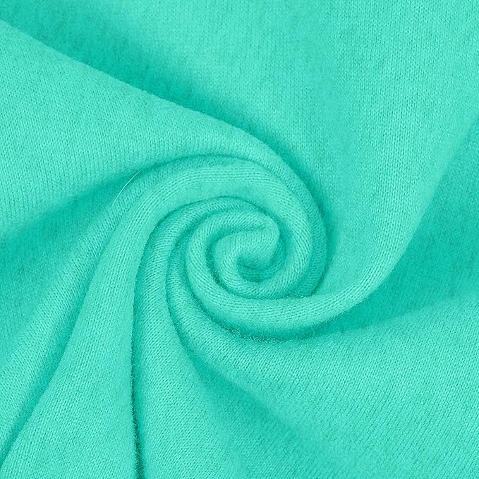 FUAMEY Dog Fleece Vest for Large Dogs,Warm Stretchy Dog Sweatshirts Pullover with Leash Hole Dogs Sweater Soft Pet Turtleneck Cozy Pet Vest Lightweight Sleeveless Cyan L
