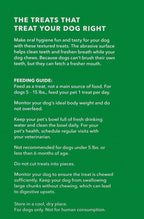 Amazon Brand - Wag Dental Dog Treats to Help Clean Teeth & Freshen Breath - Tiny, Unflavored, 2.25 pounds, 130 Count (Pack of 2)