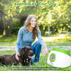 SOCO Automatic Ball Launcher for Dogs Large- 3 Distance Settings (40/60/80FT) w/Remote Control | 2.5" ETPU Tennis Balls | Indoor/Outdoor Dog Toy | 6 Balls & Quick Charge Included