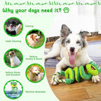 VIWIK Interactive Plush Squeaky Toys for Large, Medium, Small Dogs - Smart Breed Puppy Toys for Boredom, Tug of War, Teething