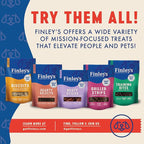 Finley's Hearty Selects Dog Treats, Hearty Selects Peanut Butter, Pumpkin, and Papaya, Soft-Baked, Functional Ingredients, Made in USA, 12 Ounce (Pack of 1)