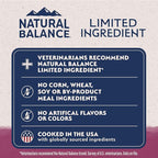 Natural Balance Limited Ingredient Adult Grain-Free Dry Dog Food, Reserve Sweet Potato & Venison Recipe, 4 Pound (Pack of 1)