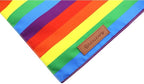Realeaf Pride Dog Bandanas 2 Pack, LGBT LGBT+ Rainbow Scarves Bibs for Dogs, Premium Durable Fabric, Triangle Reversible Bandana for Small Medium Large and Extra Large Dogs Pets (Pride Day, Large)