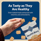 Blue Buffalo Health Bars Crunchy Dog Biscuits, Oven-Baked With Natural Ingredients, Pumpkin & Cinnamon, 16-oz Bag