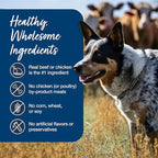 Blue Buffalo Blue's Stew Natural Wet Dog Food, Made with Natural Ingredients, Hearty Beef and Country Chicken Variety Pack, 12.5-oz Cans, 6 Count