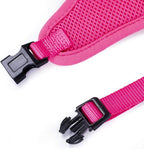 Mile High Life Step in Dog Harness for Small Dogs No Pull, Easy Get on Air Mesh Vest Harness, Adjustable Easy Closures Both Neck and Chest (Hot Pink, M Chest 15.7"-23.2")