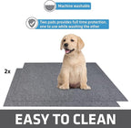 Drymate 2-Pack Washable Pee Pads for Dogs (29x36), Waterproof, Absorbent, Slip-Resistant, Reusable Pet Training Potty Puppy Mats, Housebreaking, Incontinence Bed Pads, Crate, Kennel (USA Made)