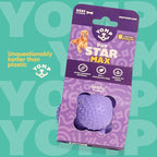 Yomp PupStar MAX Dog Toy – Star-Shaped, Bouncing Ball with Nubbins for Dental Health, Dishwasher Safe