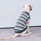 Extra Large Dog T Shirts Clothes Sleeveless Tank Top Vest for Labrador Rottweiler Great Dane, Green, 3X-Large