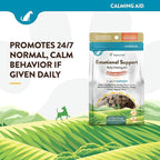 NaturVet Scoopables Emotional Support for Dogs - Daily Calming Aid Promotes 24/7 Normal, Calm Behavior - Hickory Smoked Bacon Flavored | 11oz Bag