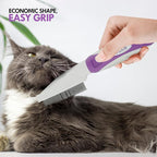 Pet Comb for your Dogs,Cats,Poodles Hair- Rotatable Pins, Easy to Use, Slip Proof- Best Comb for Dog Grooming
