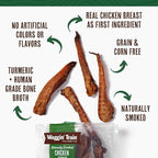 Waggin' Train Smoked Chicken Jerky Tenders with Turmeric and Bone Broth for Dogs - 24 oz. Pouch - Grain Free, High Protein, Limited Ingredient Dog Treat