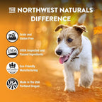 Northwest Naturals Freeze-Dried Chicken Dog Food - Bite-Sized Nuggets - Grain-Free, High-Protein, Raw Diet, Human-Grade Ingredients, All Natural, Healthy & Nutritious, Proudly Made in USA, 25 Oz